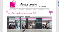 Desktop Screenshot of manonsimard.com